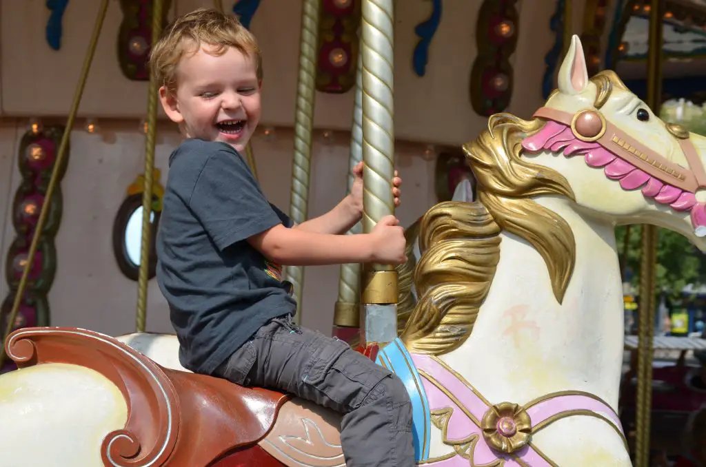 Things to with kids in France - merry go round