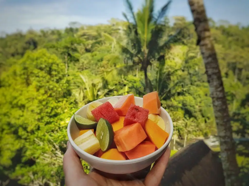 Ubud villa - breakfast