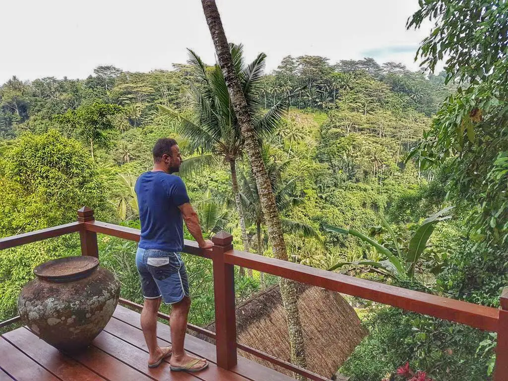 Ubud villa - balcony