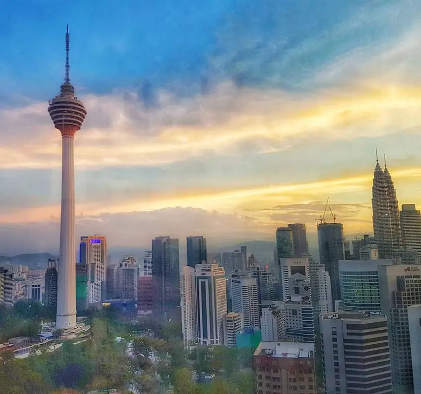  Kuala Lumpur layover - Breakfast views