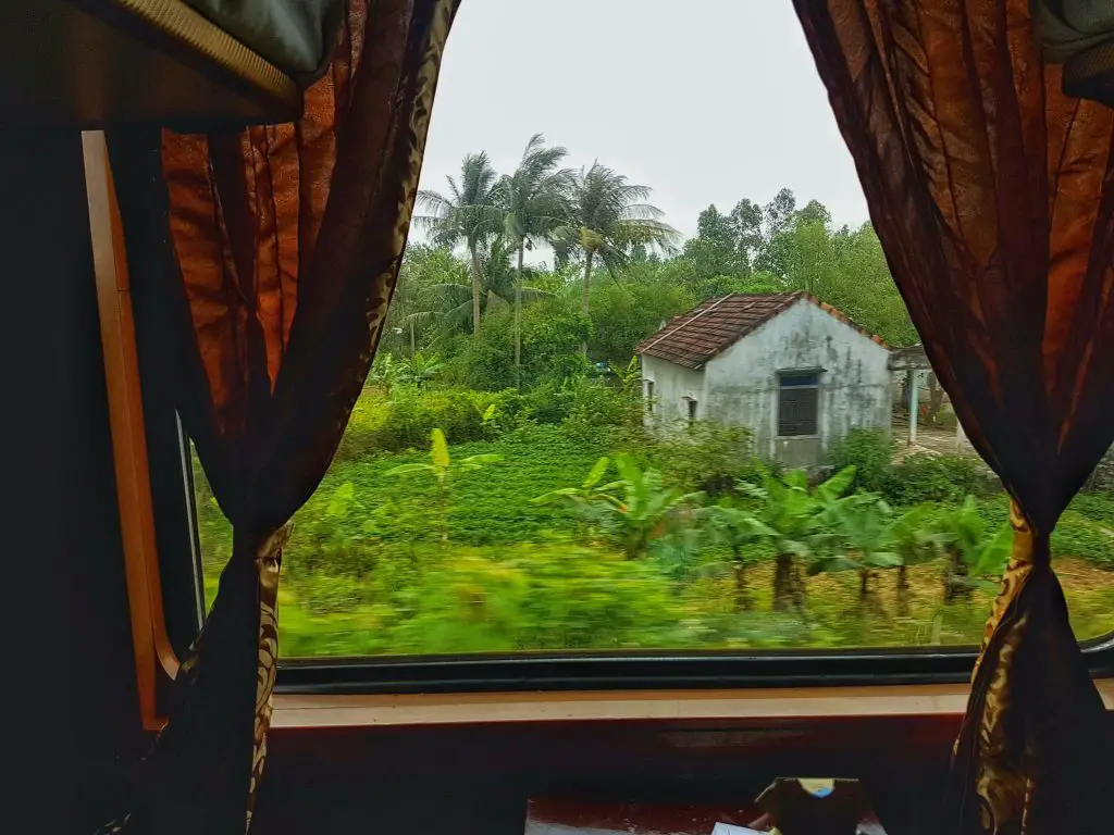 Vietnam Overnight Train view