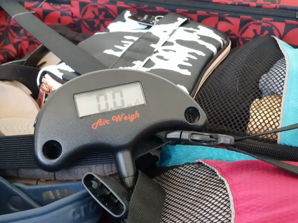 Tips to pack carry on - scales