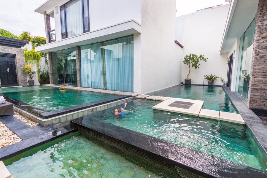Bali Safari Park Honest Family Review - Villa pool