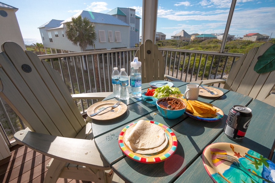 Cape San Blas Florida dinner
