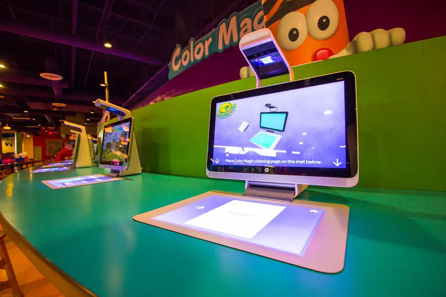 Visit Crayola Experience Orlando  - big screen