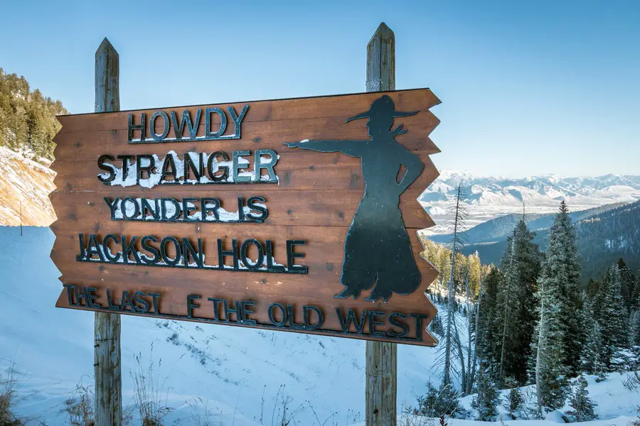 Jackson Hole Family Snow Vacation - Sign