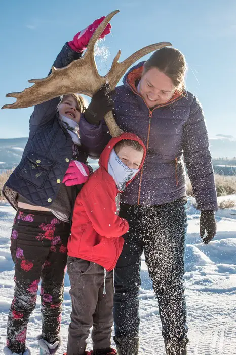 Jackson Hole Family Snow Vacation - Antler fu