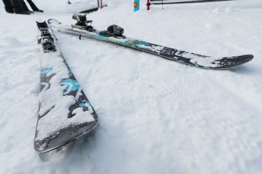 First ever ski break - skis
