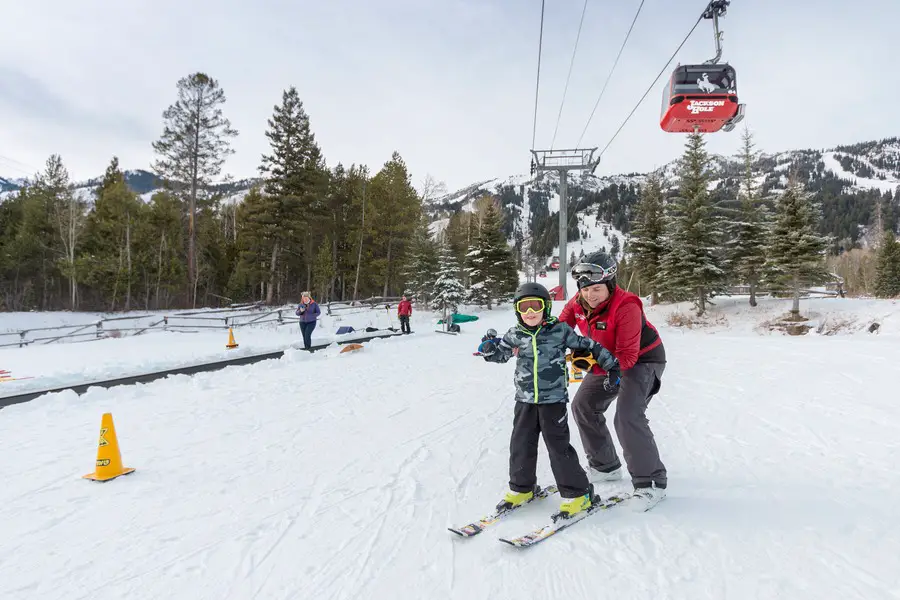 First ever ski break - learning to ski