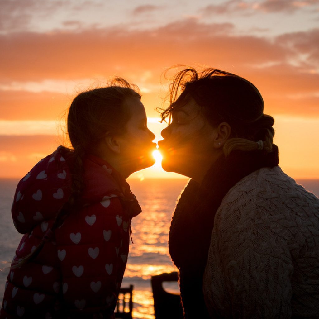 Wales Road Trip - Sunset kiss
