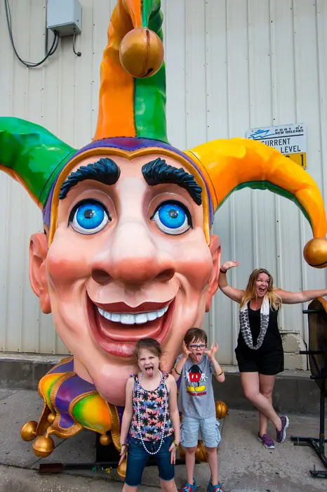 New Orleans with kids  - Mardi Gra World