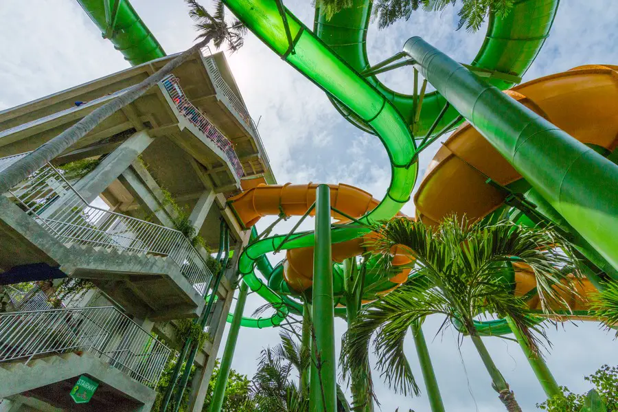 Asia’s #1 Water Park: Waterbom Bali slides