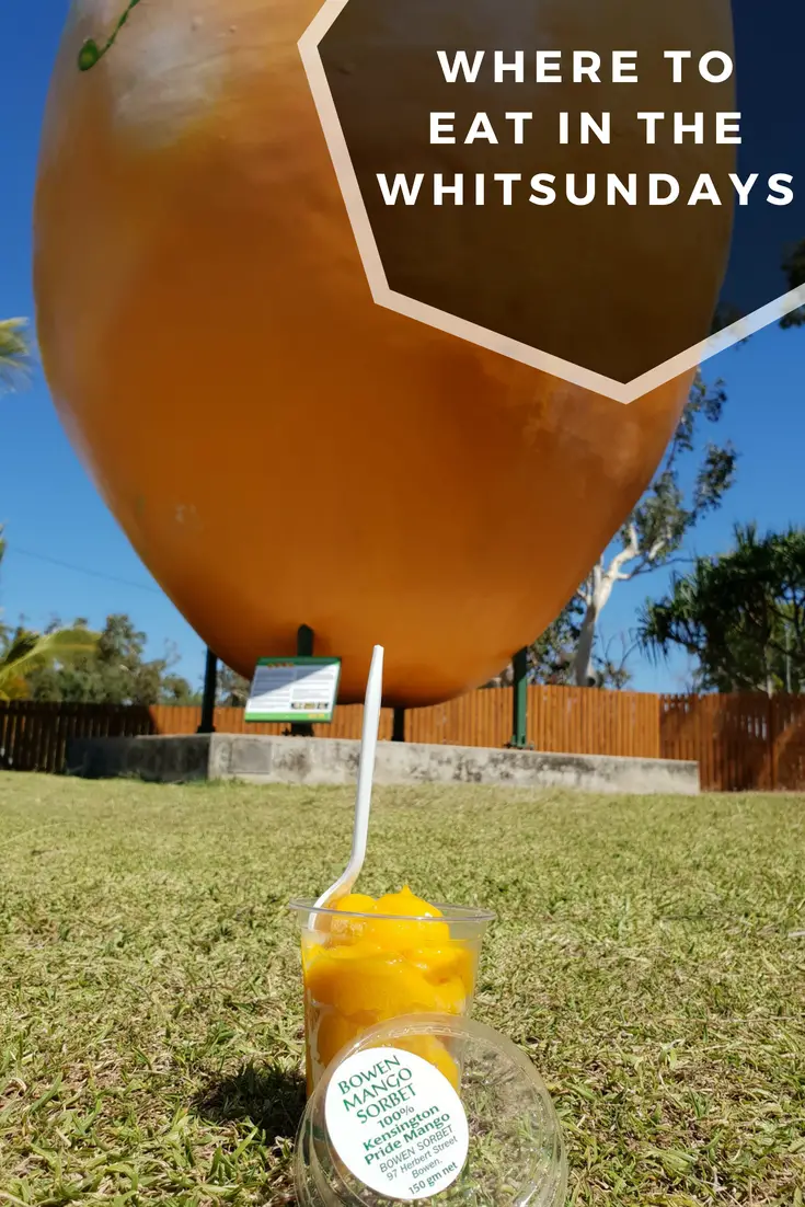 Pin this to find the best mango sorbet in the Whitsundays