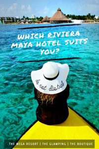 Finding a place to stay in Riveria Maya is easy with our three choices. Are you the Mega Resort type in Cancun? The Glamping type in Akumal? Or the Boutique type in Playa Del Carmen? Pin this for easy reference to explorewitherin.com