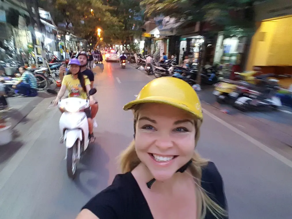 Reasons to visit Vietnam - Hanoi scooter food tour