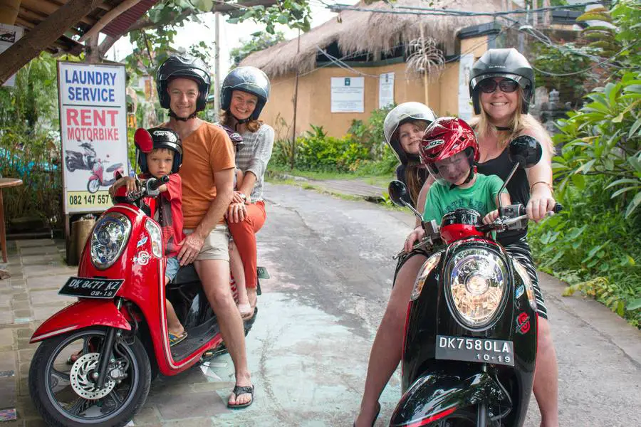 Driving In Bali Scooter