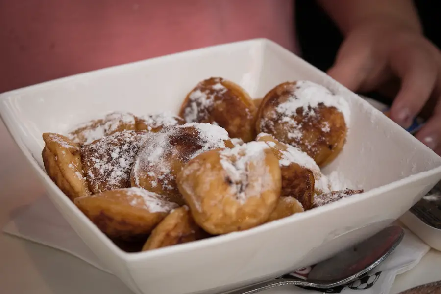 Dutch food Netherlands- poffertjes