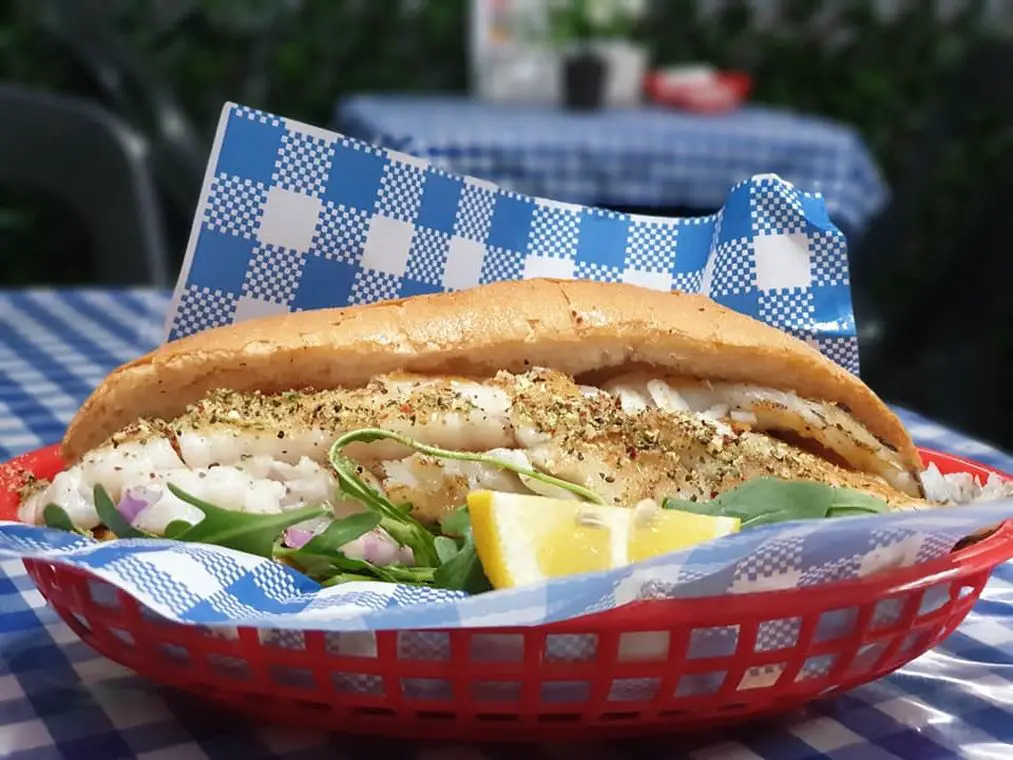 Turkish food - fish roll