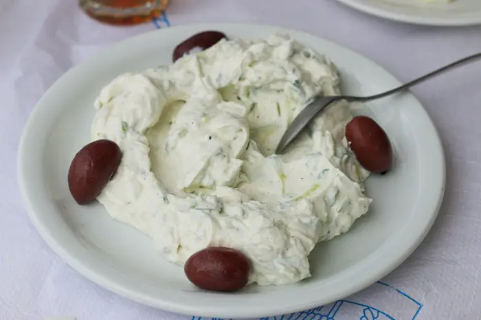 Food to eat in Greece - tzatziki