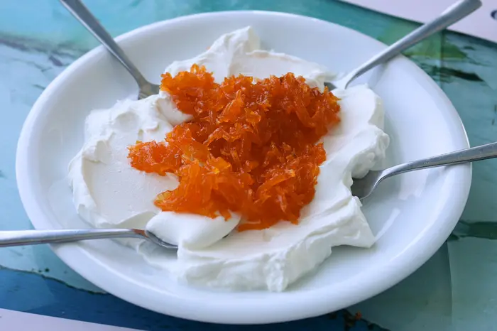 Food to eat in Greece - spoon sweets