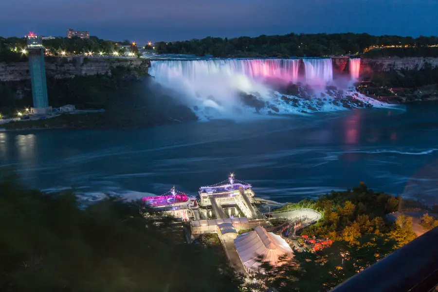 Visit Niagara Falls - night