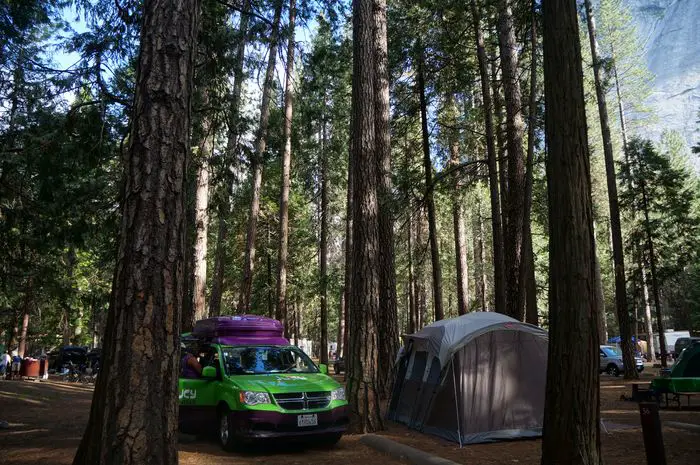 First Visit To Yosemite - camping