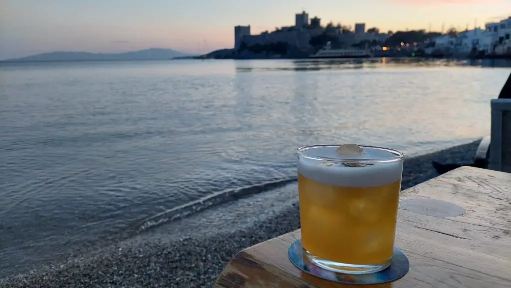best places to stay in Turkey - Bodrum cocktail at castle