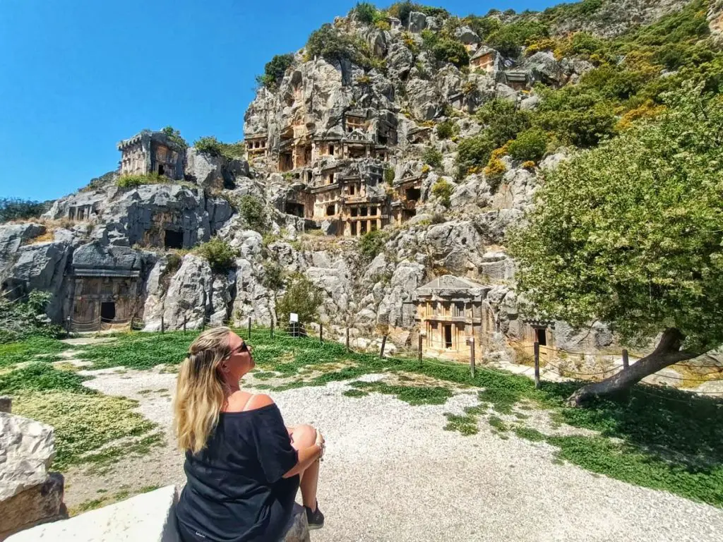 Girls tour Turkey Myra