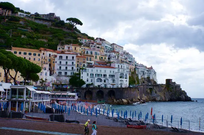 Positano vs Praiano - Praiano beach