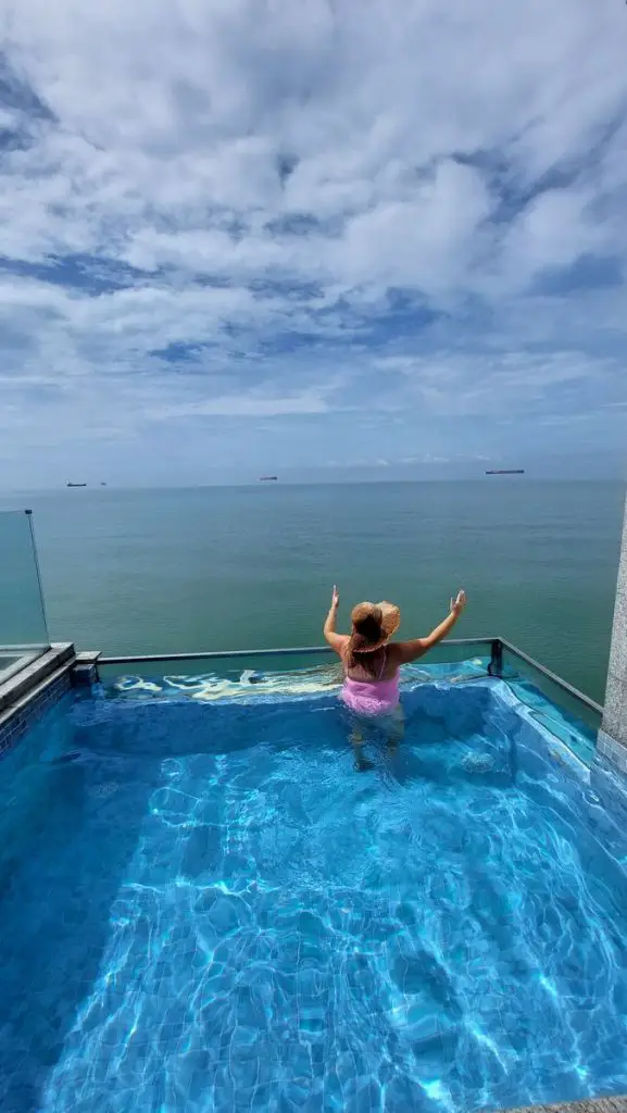 Lexis Hibiscus overwater bungalow Malaysia - private pool