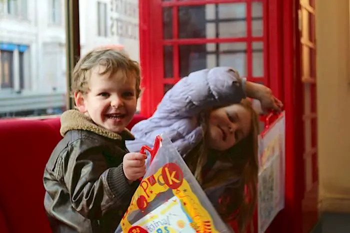 London With Kids - Hop On Hop Off Bus
