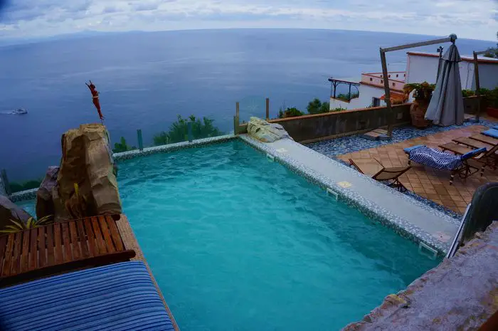 pool at Hotel Margherita, Praiano