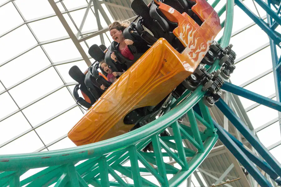 Things To Do In The Mall Of America With Kids - Roller coaster