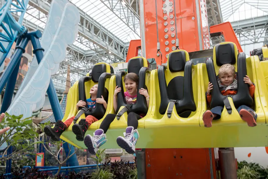 Mall of America with kids - kids ride