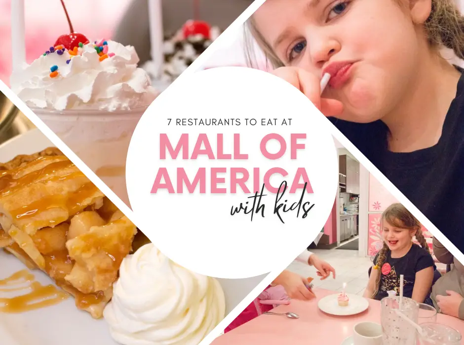 Restaurants to eat at Mall of America with kids