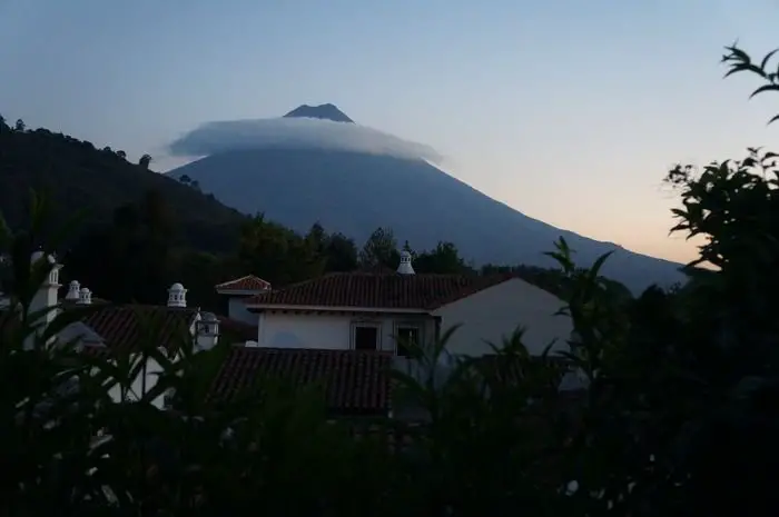 Semana Santa Antigua Guatemala Volcano