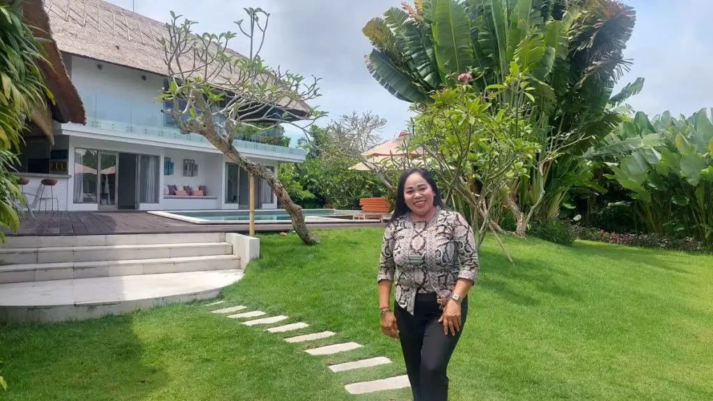 Bali Family Accommodation: Villa housekeeper