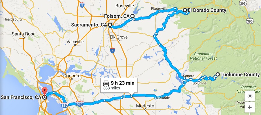 California Gold Country to San Francisco | North America Road Trip