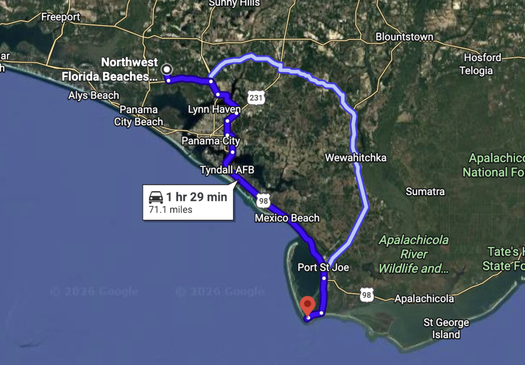 Cape SAn Blas Map Guide