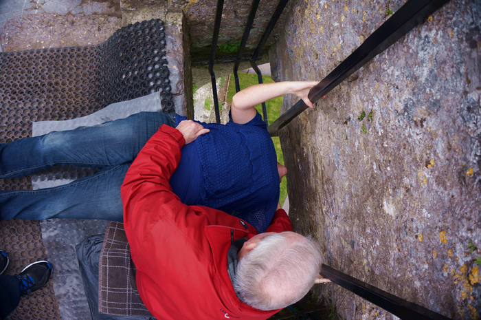 12 day Ireland Road Trip Kissing the Blarney Stone