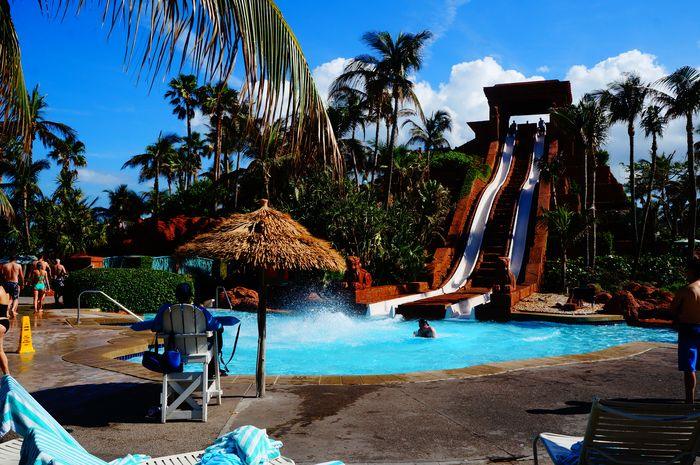 Atlantis Aquaventure With Kids slides