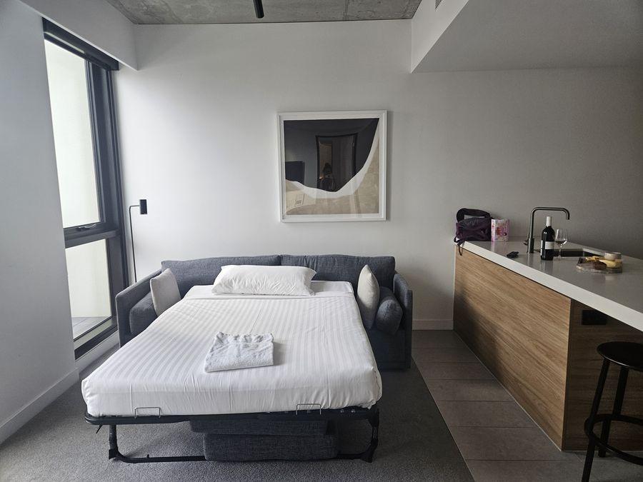 Nesuto Docklands Review: Sofa bed